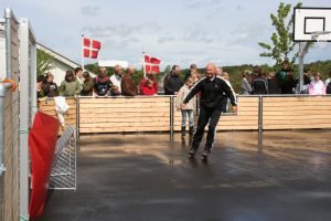 Multibanen er indviet og klar til rulleskøjtefræs!