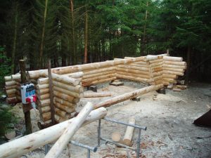 I januar 2005 er der gang i byggeriet af den tredje shelter.